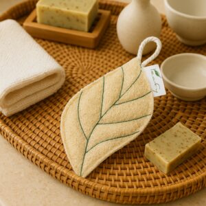 Miếng rửa chén chiếc lá 2 lớp